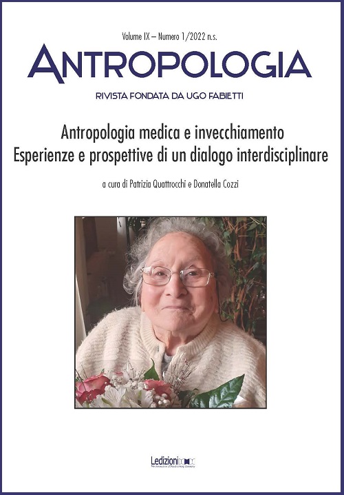 					Visualizza V. 9 N. 1 N.S. (2022): Antropologia medica e invecchiamento. Esperienze e prospettive di un dialogo interdisciplinare
				
