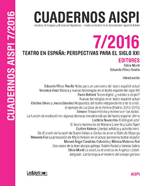 					Ver Núm. 7 (2016): Teatro en España: perspectivas para el siglo XXI
				